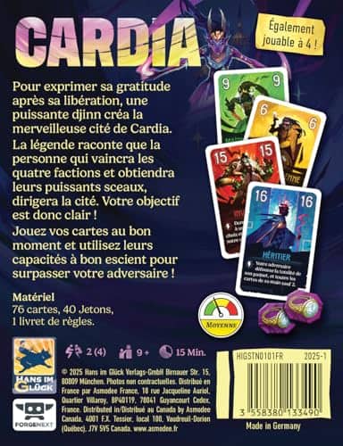 Vue détaillée 2 du produit Duel pour Cardia